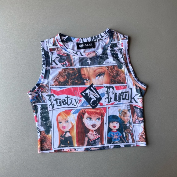 Bratz x Cider multi-coloured tank top - Picture 1 of 5